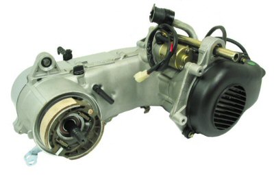 50cc 2-stroke, 1PE40QMB Short Case Engine